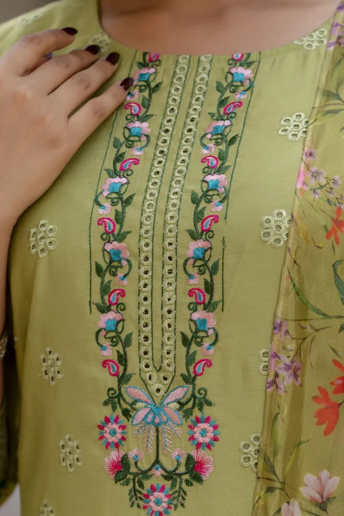 Vidya Women Kurta and Pant Sets Viscose Roman Silk Fabric | VICORA