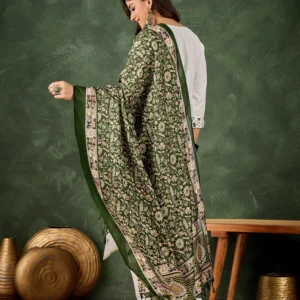 Neelima Women's Embroidered Cotton Kurta Pant Set with Dupatta | VICORA