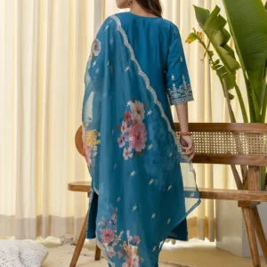 Buy Vireya Rama Embroidred Kurta Sets with Sequins Work Women Suits Online | VICORA